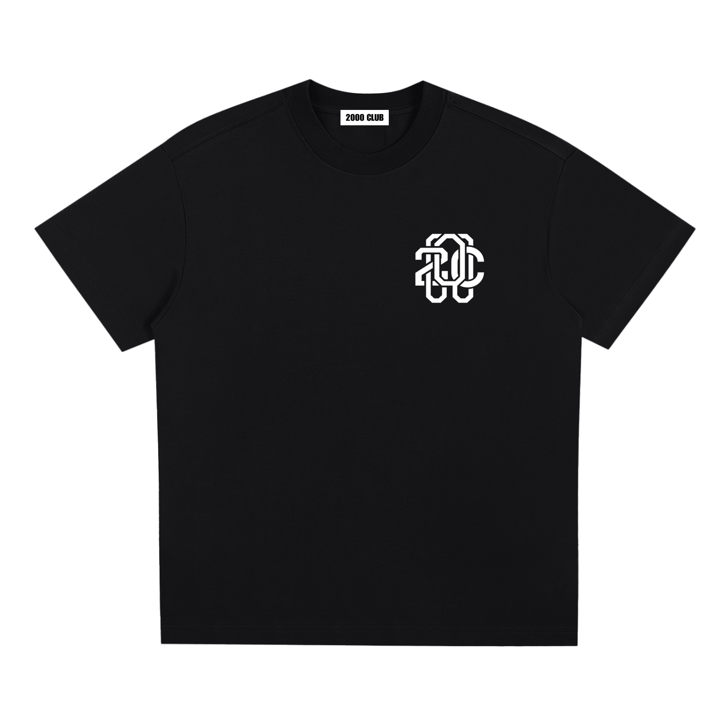2000C Black T-Shirt
